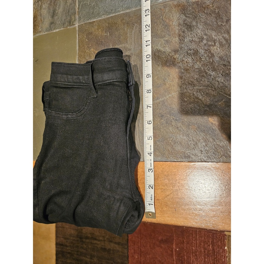 J Brand Super Skinny Womens Jeans Black Size 27 Goth Boho - Picture 8 of 10